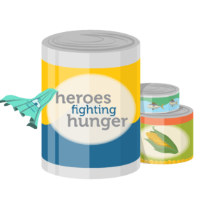 Home Clean Heroes Food Drive Logo