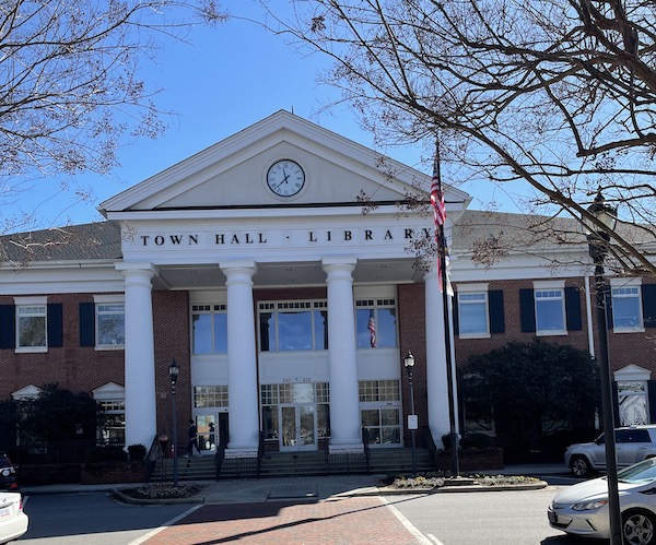 Town Hall Building in Matthews, NC