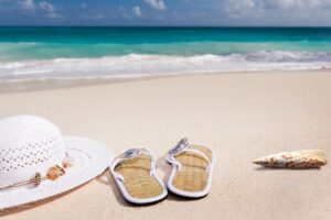 Going to beach while Home Clean Heroes Cleans house