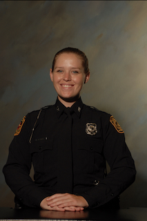 Katherine S in Her Police Uniform - Winner of Who's Your Hero Contest 2019