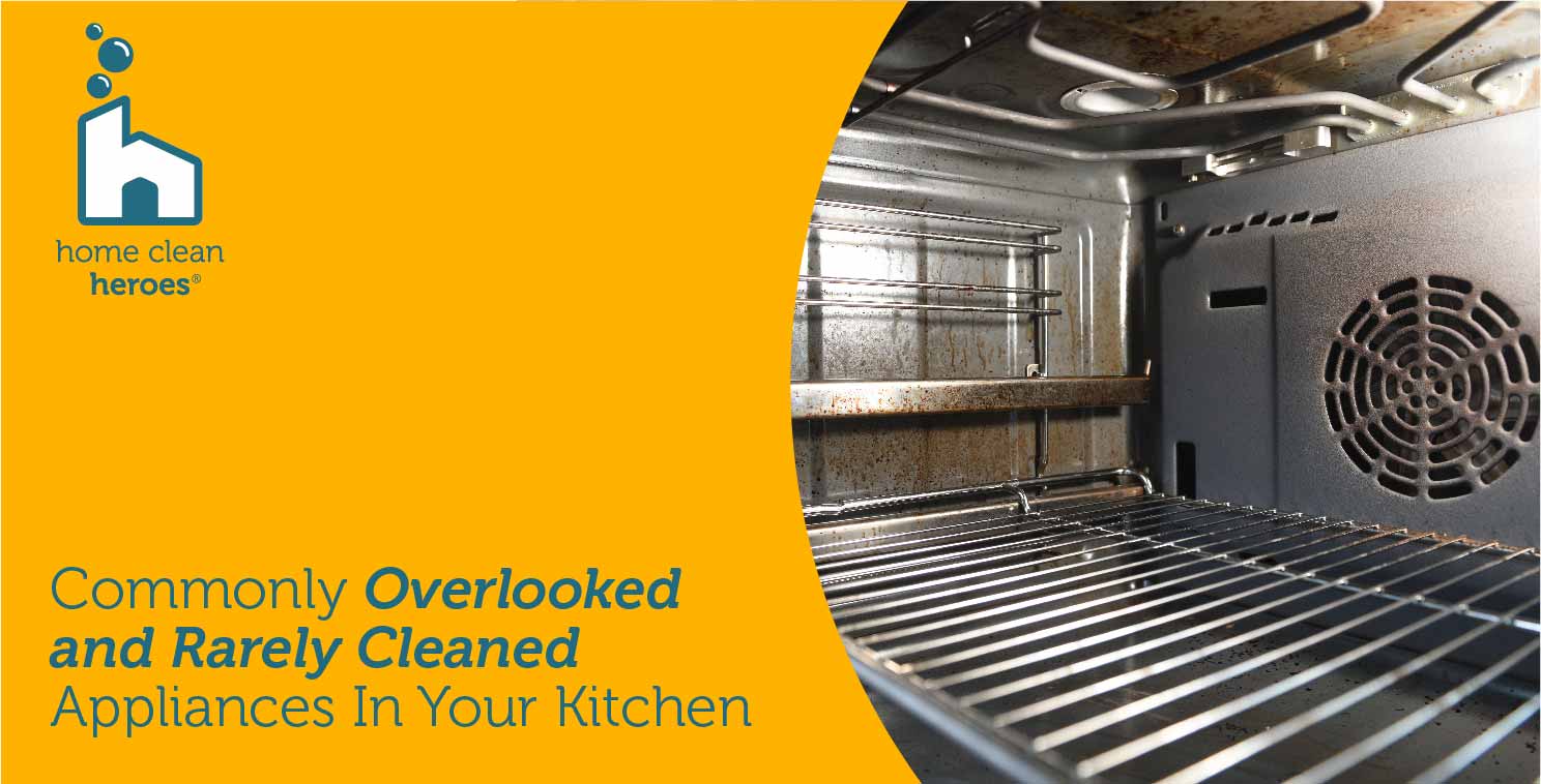 A dirty oven before getting cleaned by Home Clean Heroes